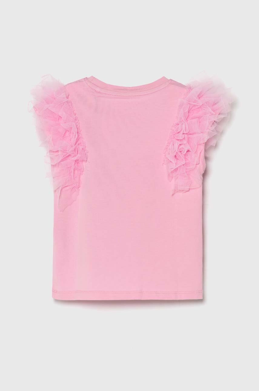 Детская футболка Guess цвет розовый