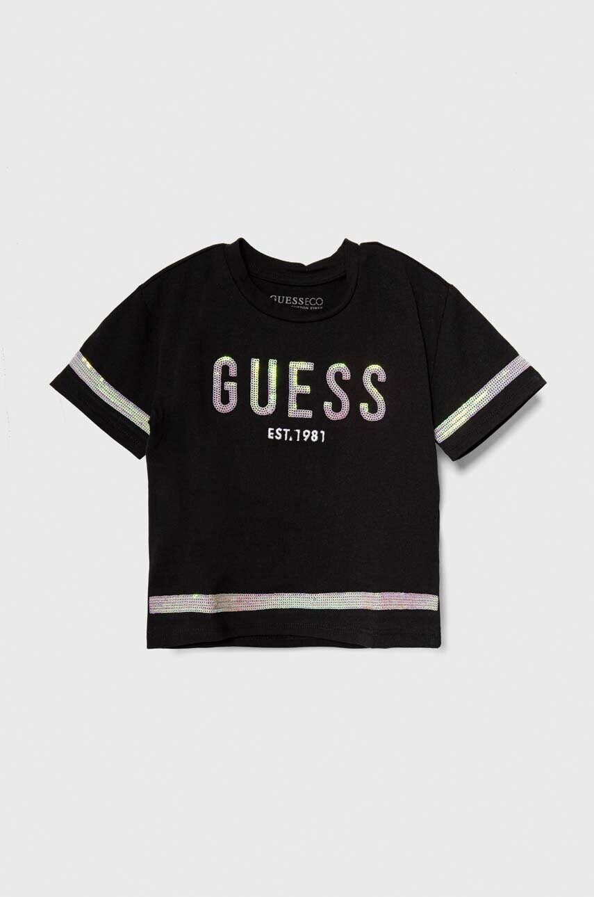 

Детская футболка Guess цвет чёрный