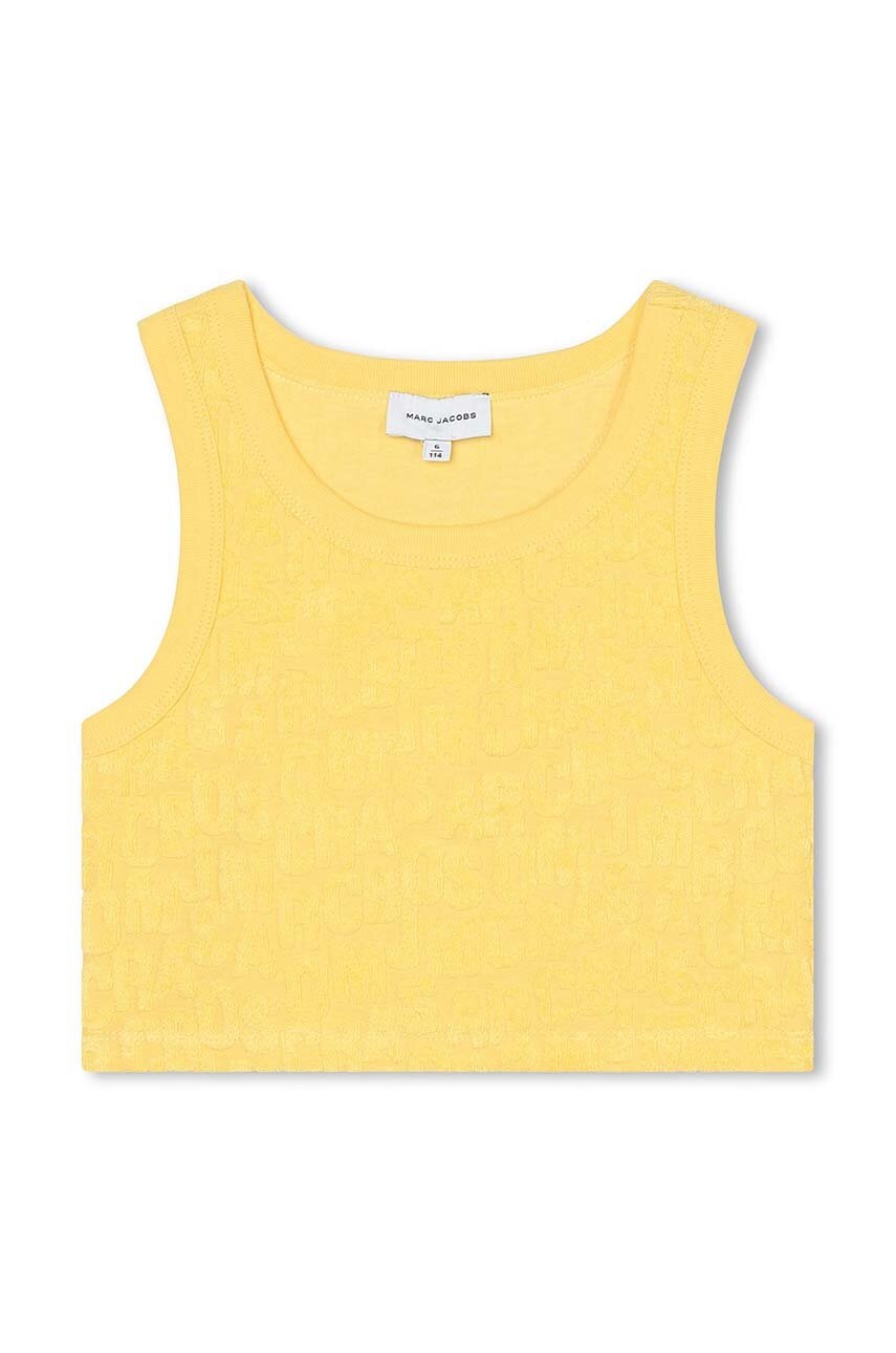 Детский топ Marc Jacobs цвет золотой Детский топ Marc Jacobs цвет золотой