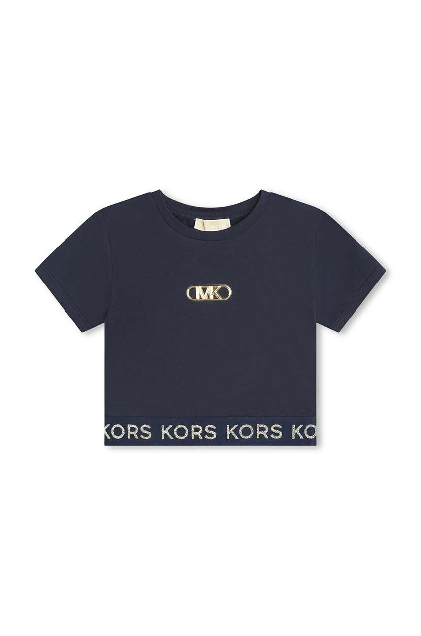 Michael Kors tricou copii culoarea albastru marin