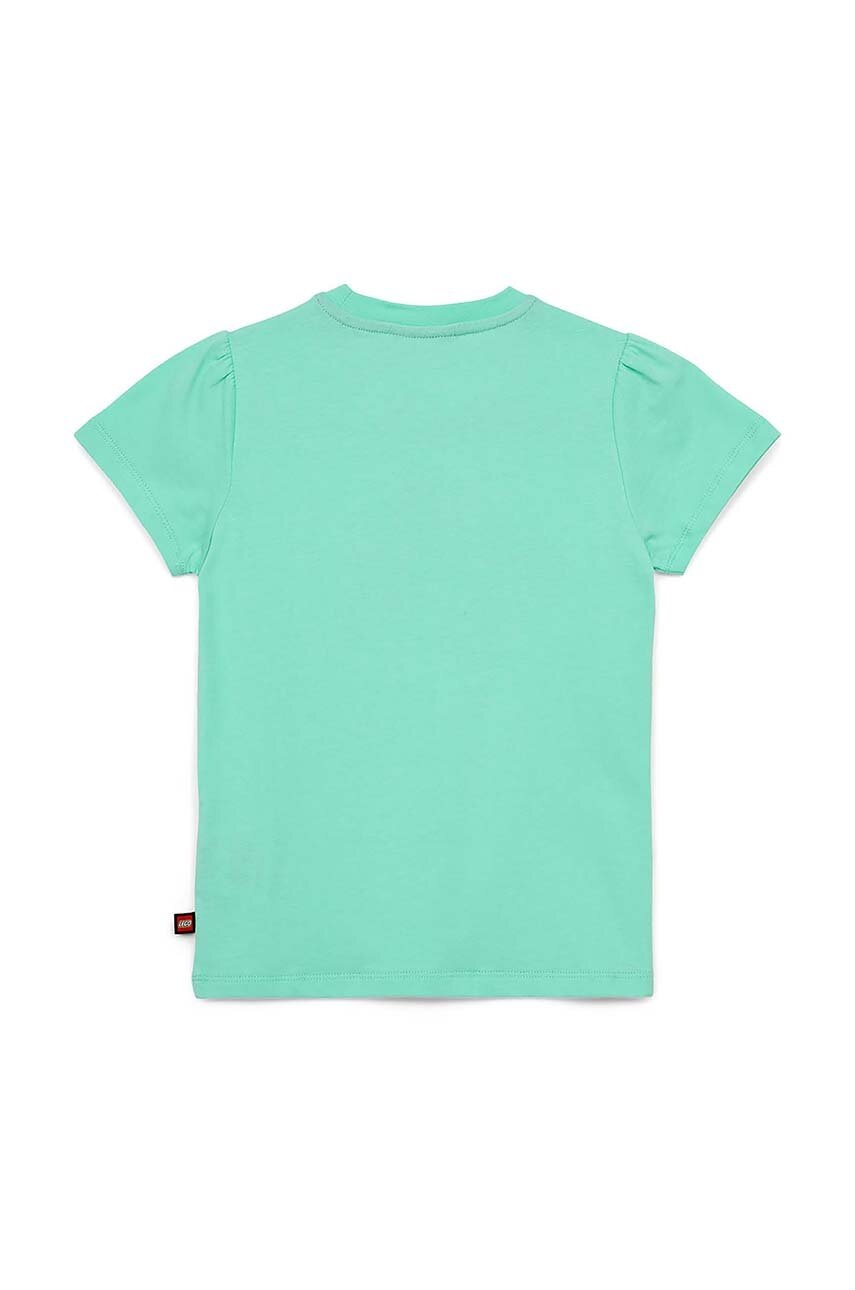 Детская хлопковая футболка Lego цвет бирюзовый в Черновцах