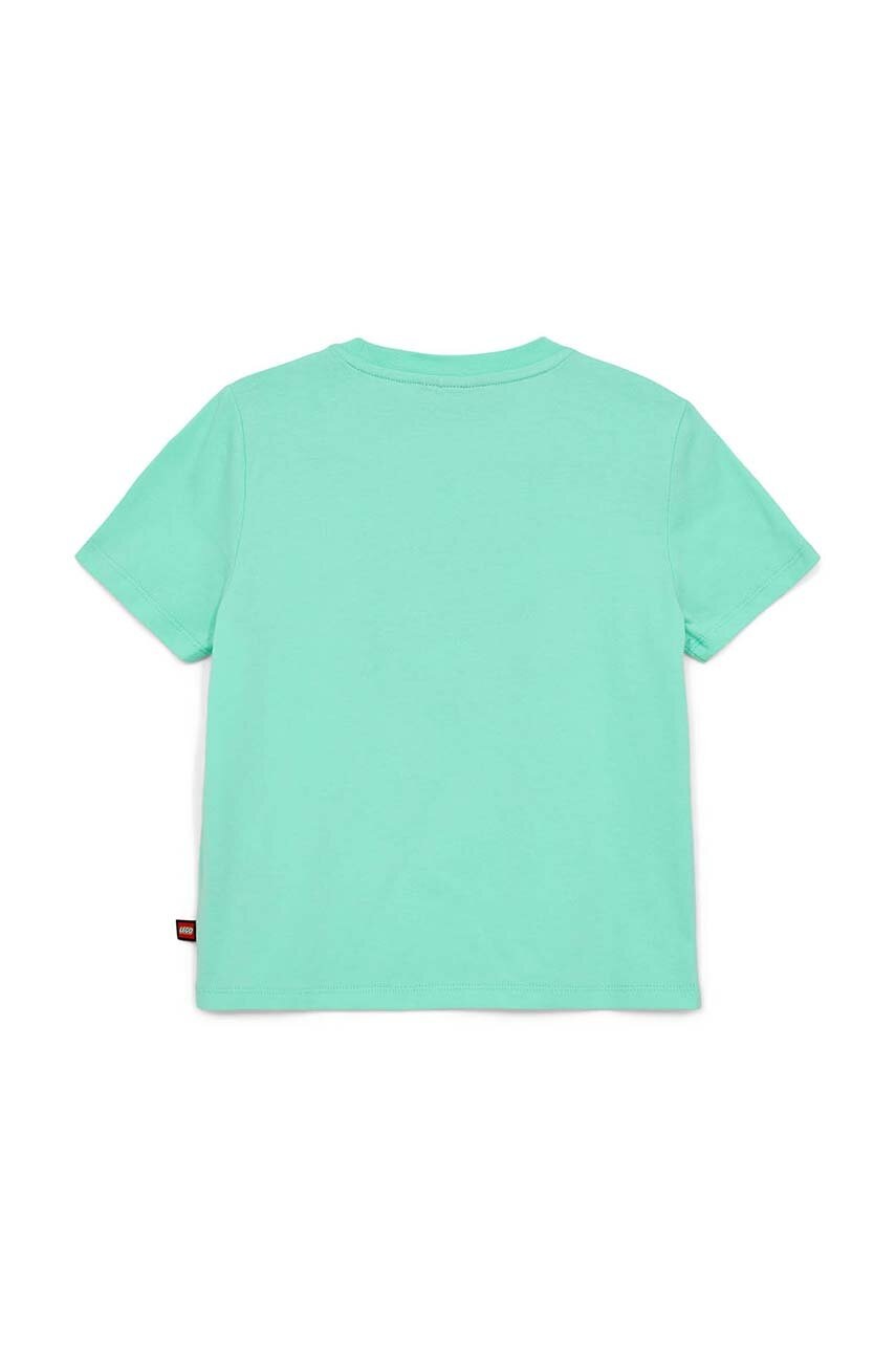 Детская хлопковая футболка Lego цвет бирюзовый в Черновцах