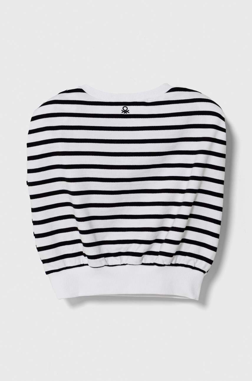 Детский хлопковый топ United Colors of Benetton цвет чёрный Детский хлопковый топ United Colors of Benetton цвет чёрный