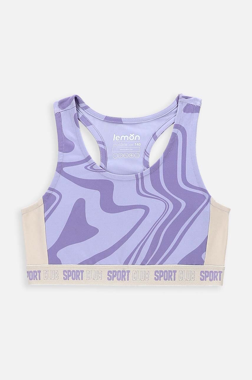 Дитячий топ Lemon Explore колір фіолетовий Дитячий топ Lemon Explore колір фіолетовий