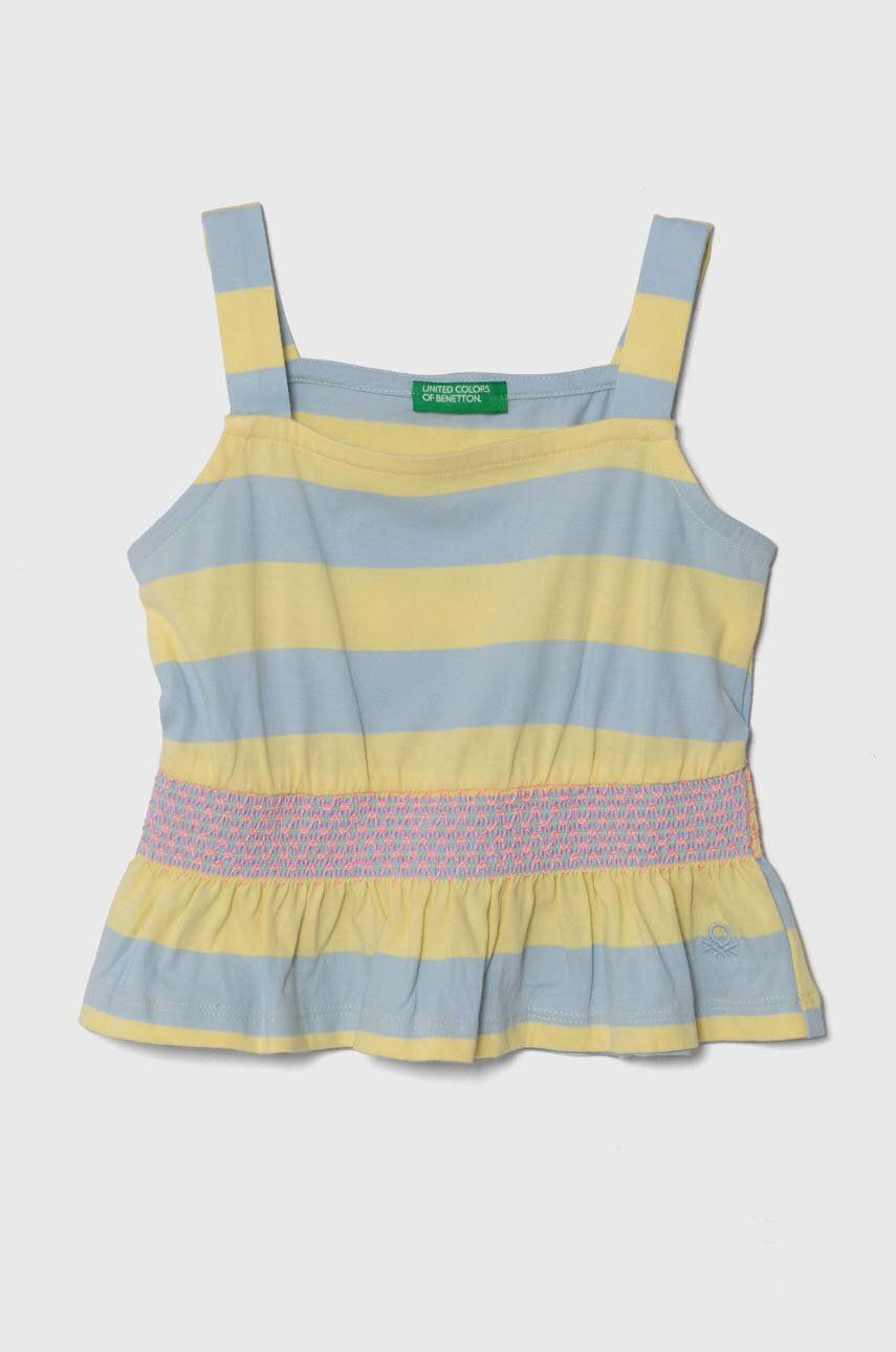 United Colors of Benetton top din bumbac pentru copii