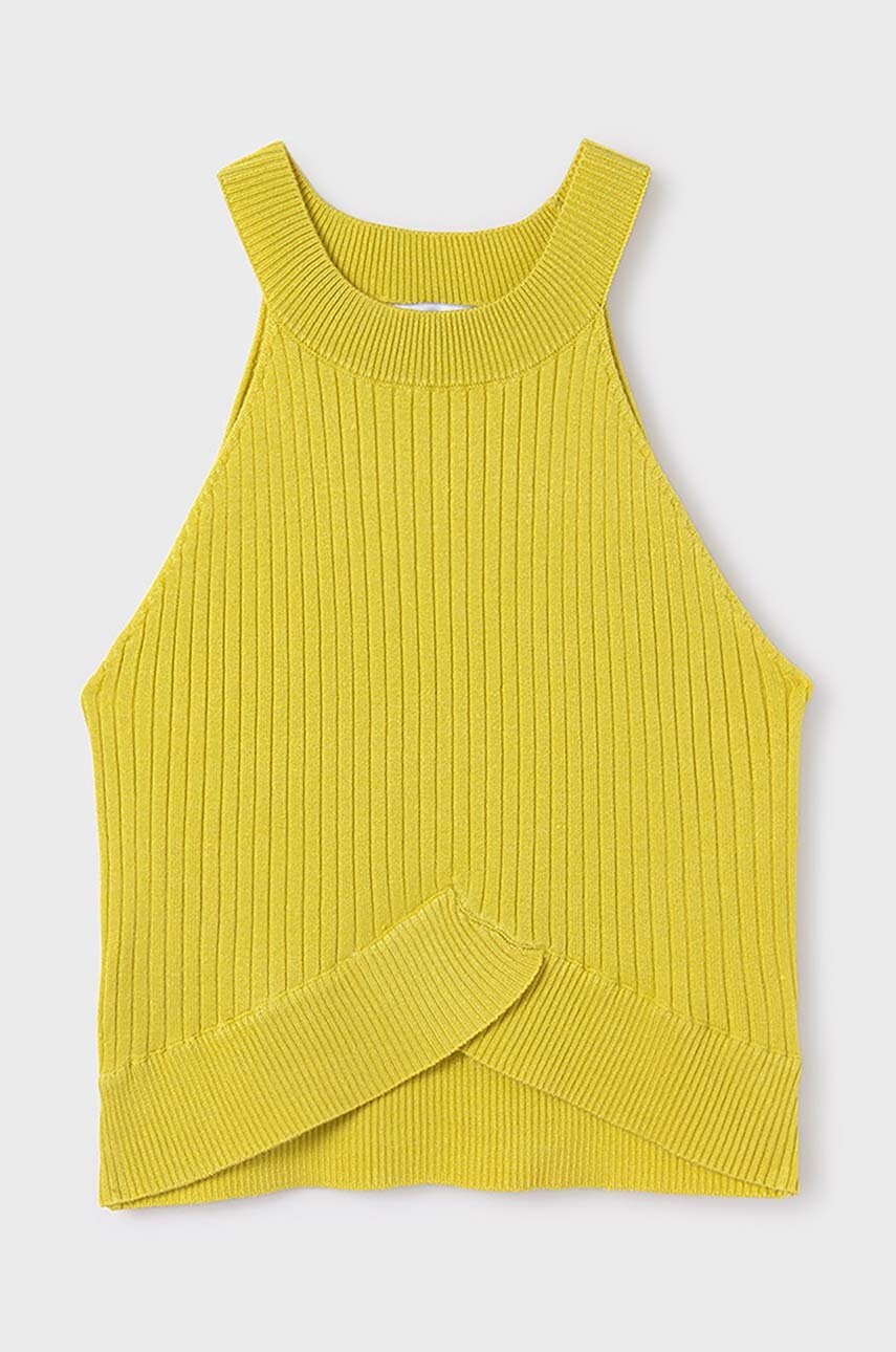 Дитячий топ Mayoral колір жовтий Дитячий топ Mayoral колір жовтий