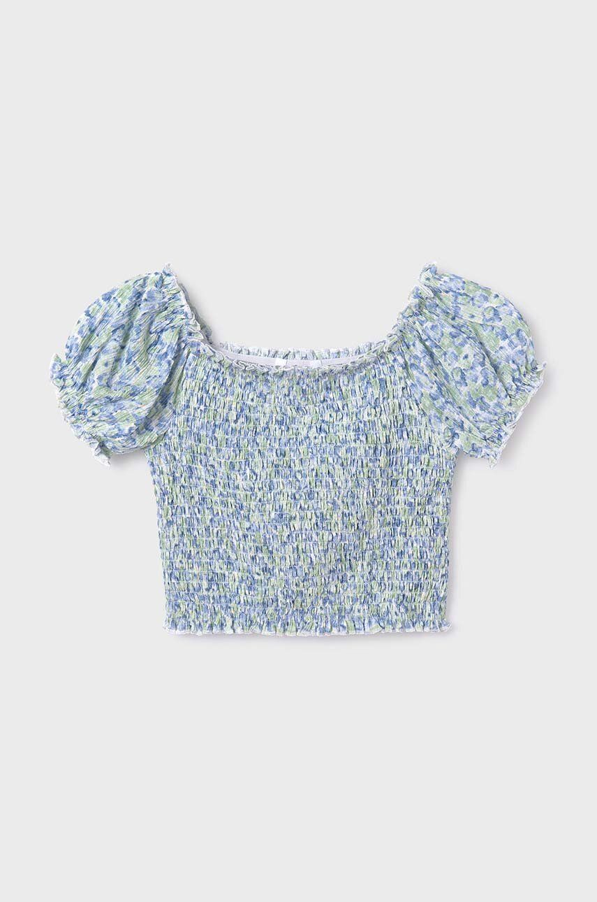 Детская футболка Mayoral цвет зелёный испанское декольте в Ивано-Франковске Детская футболка Mayoral цвет зелёный испанское декольте в Ивано-Франковске