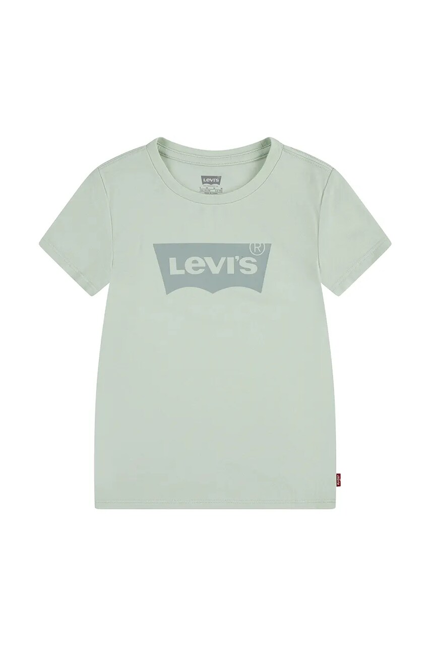 Levi's tricou copii culoarea verde