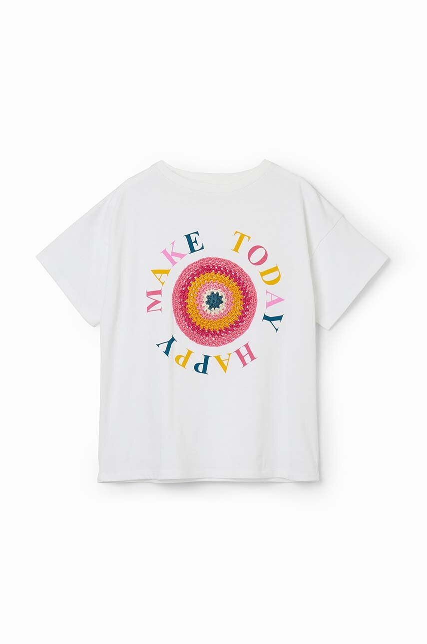 Детская футболка Desigual цвет белый