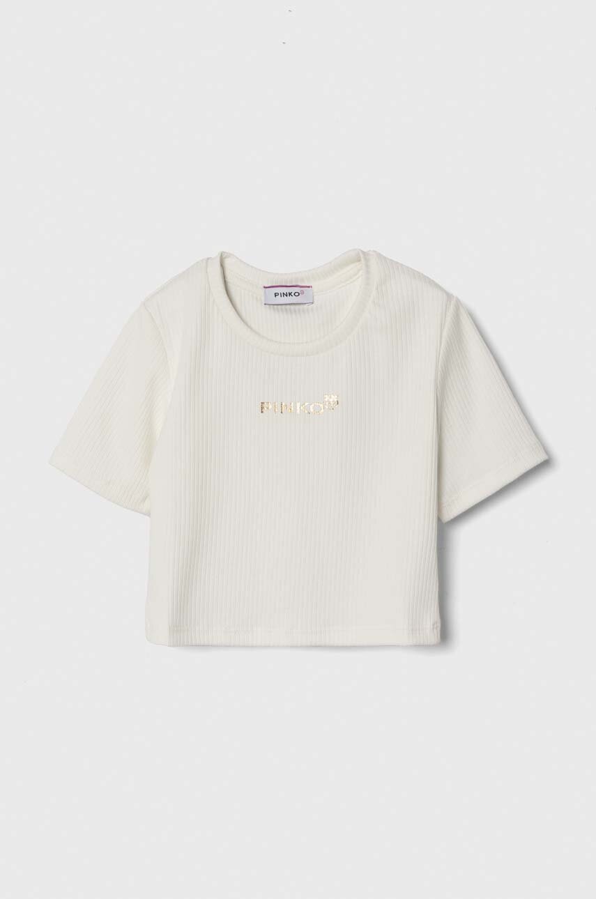 

Детска тениска Pinko Up в бежово, Бежов