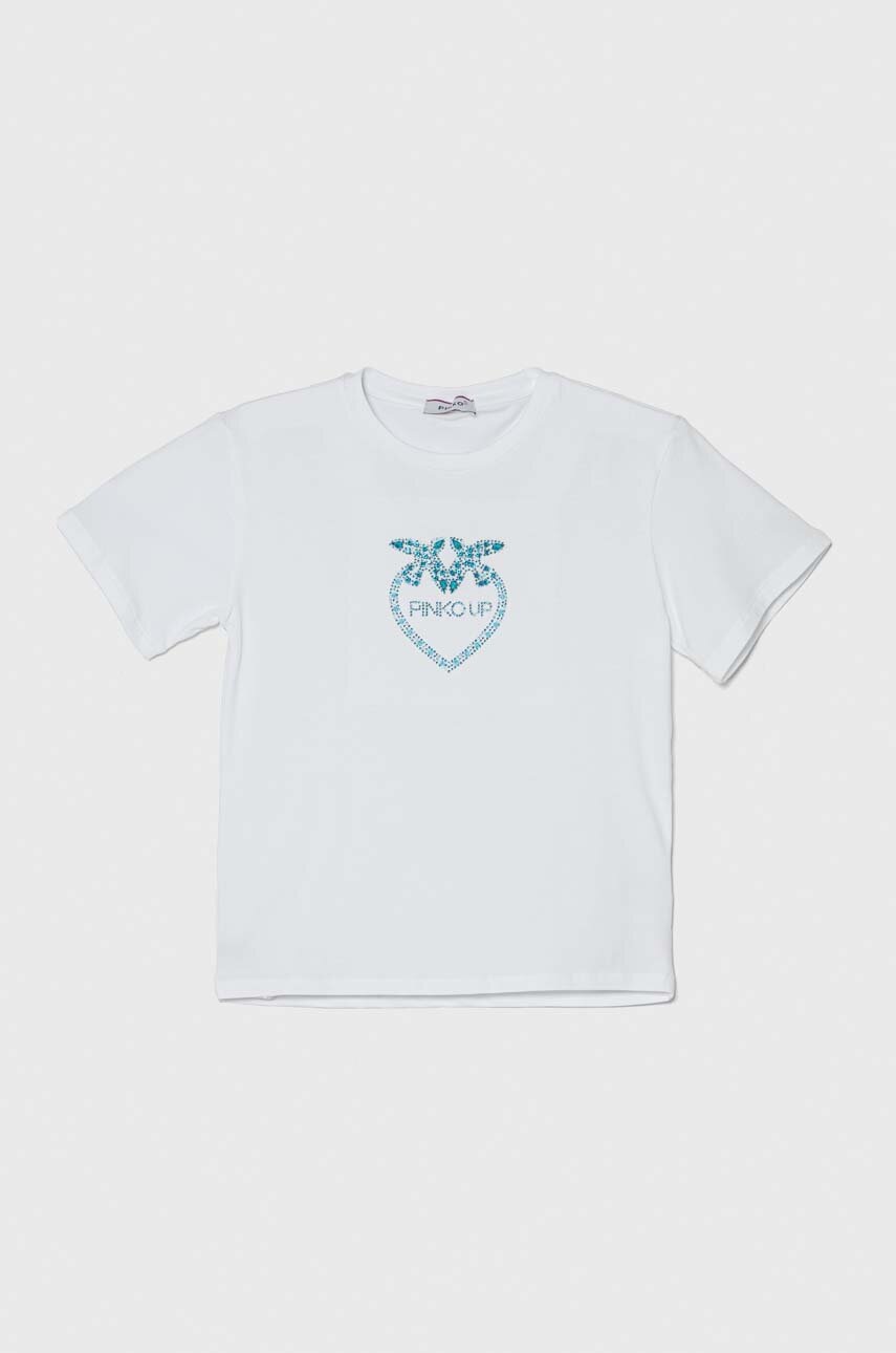 

Детска тениска Pinko Up в бяло, Бял