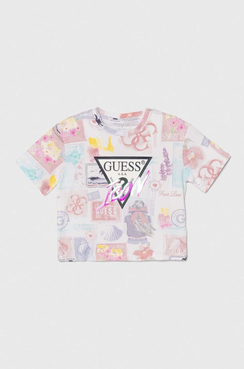 

Детска тениска Guess, Многоцветен