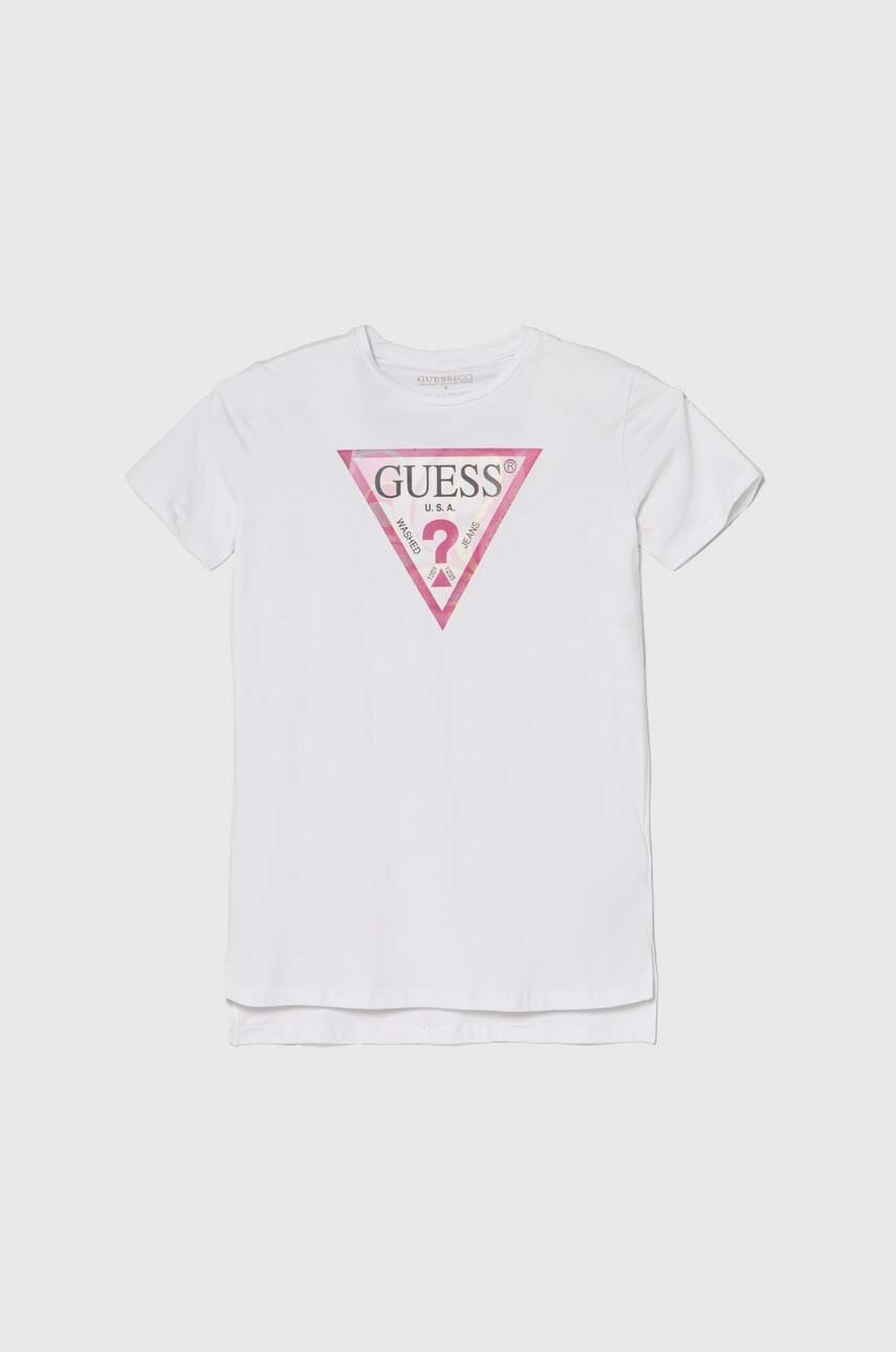 

Детска тениска Guess в бяло, Бял