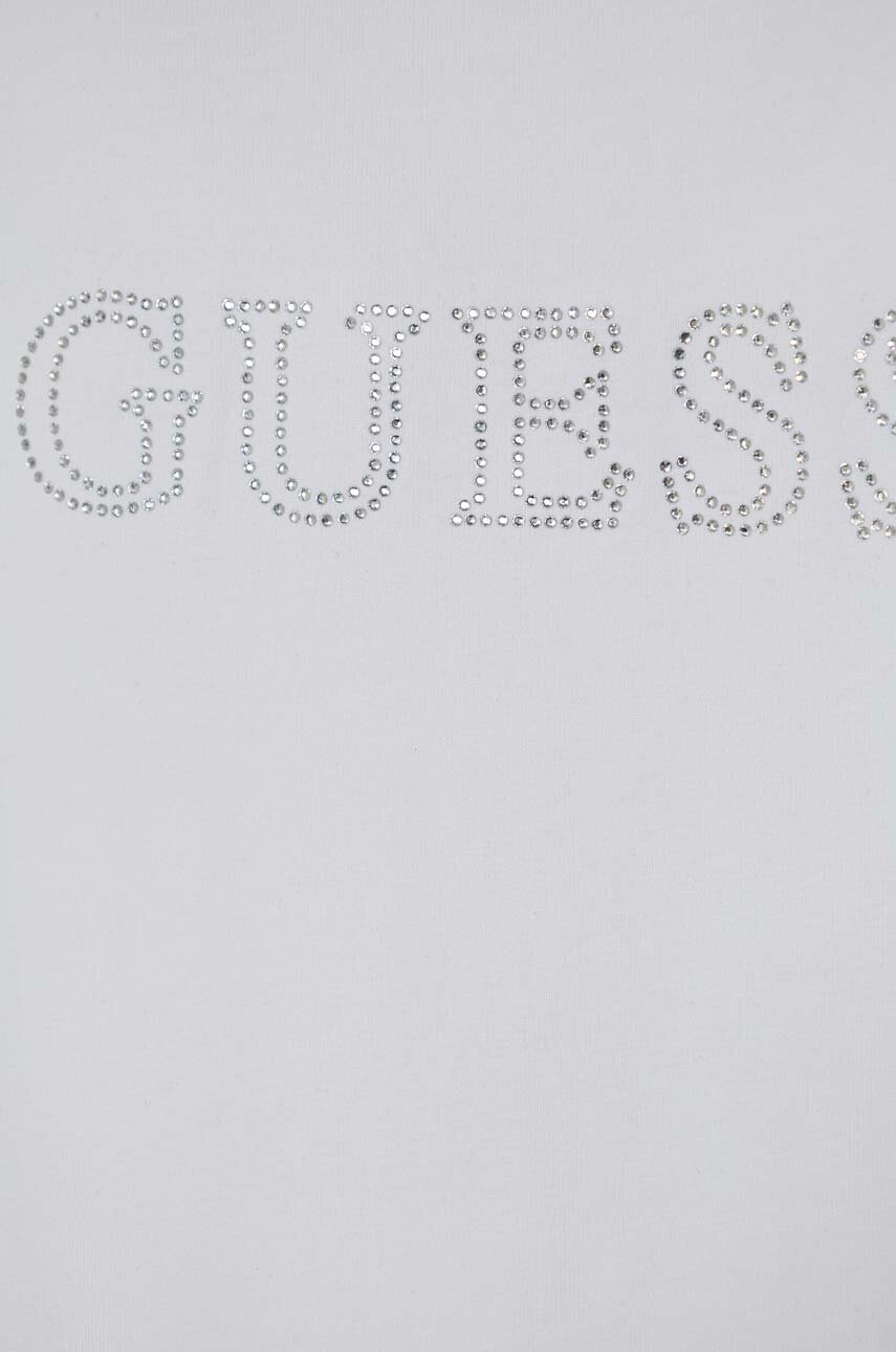 Дитяча футболка Guess колір білий