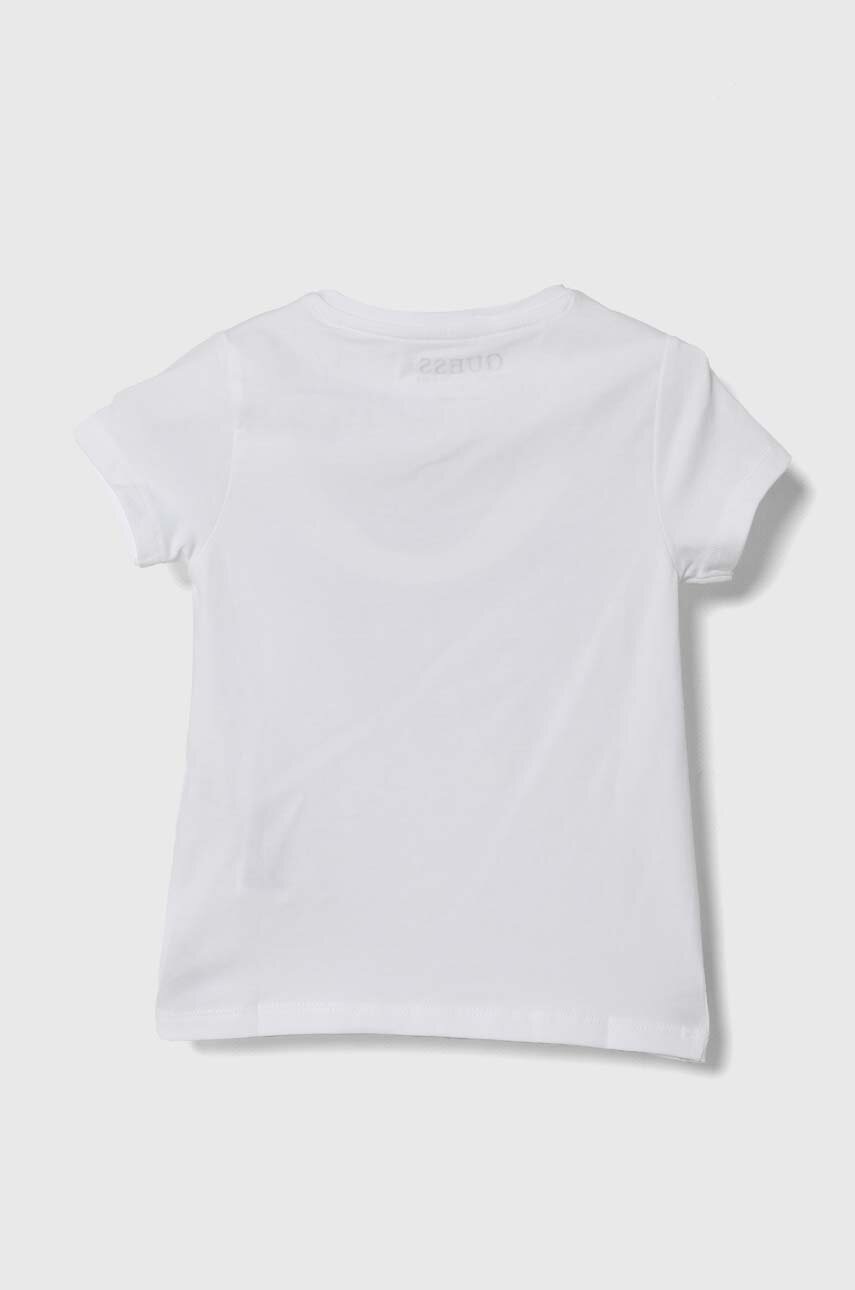 Дитяча футболка Guess колір білий