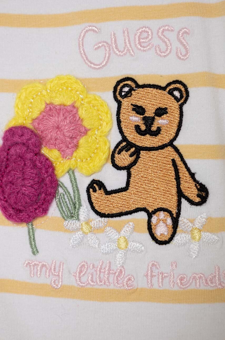 Детская футболка Guess цвет жёлтый Детская футболка Guess цвет жёлтый