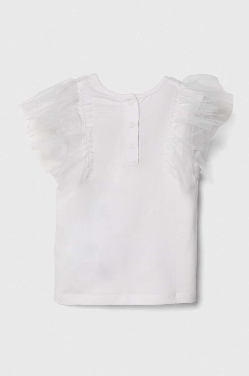 Дитяча футболка Guess колір білий