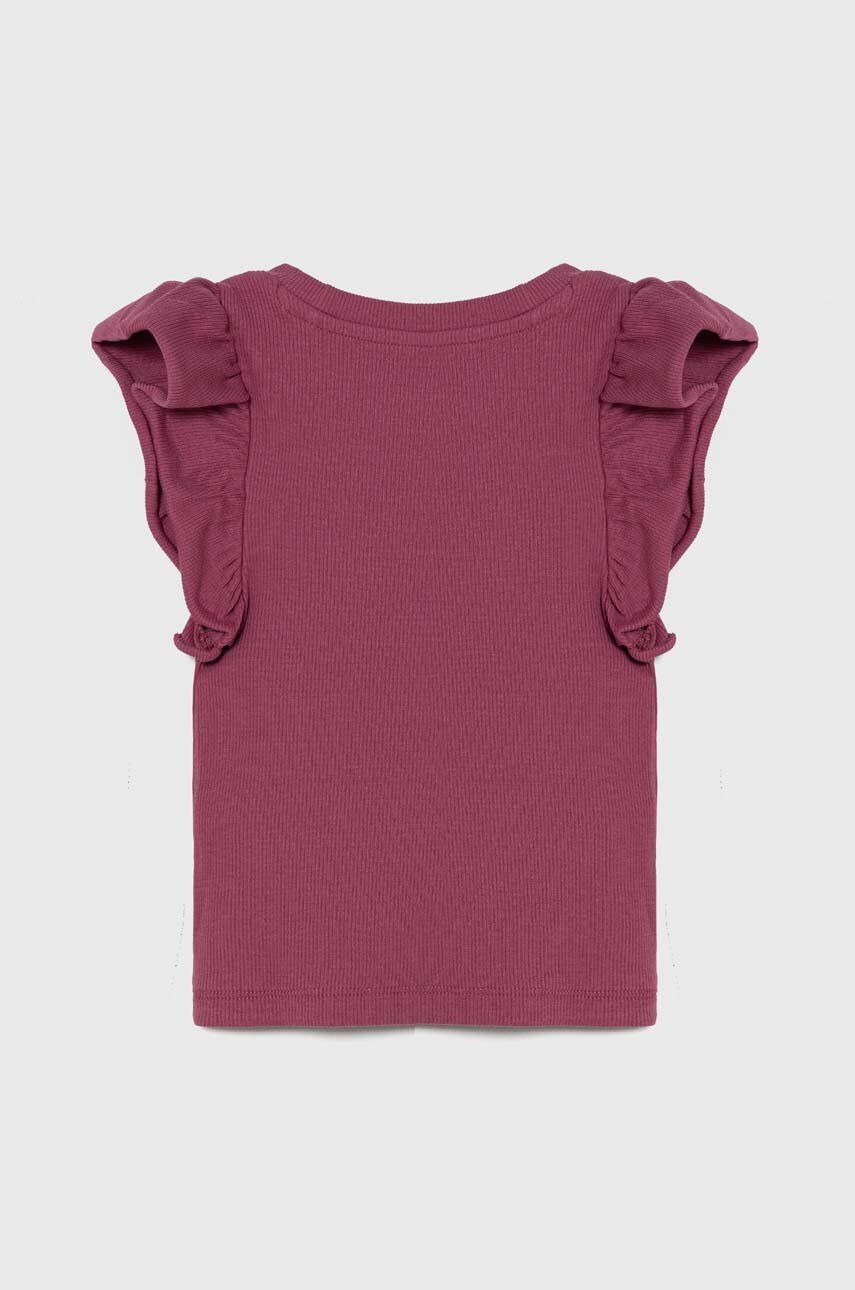 Pepe Jeans Tricou Copii QUANISE Culoarea Violet