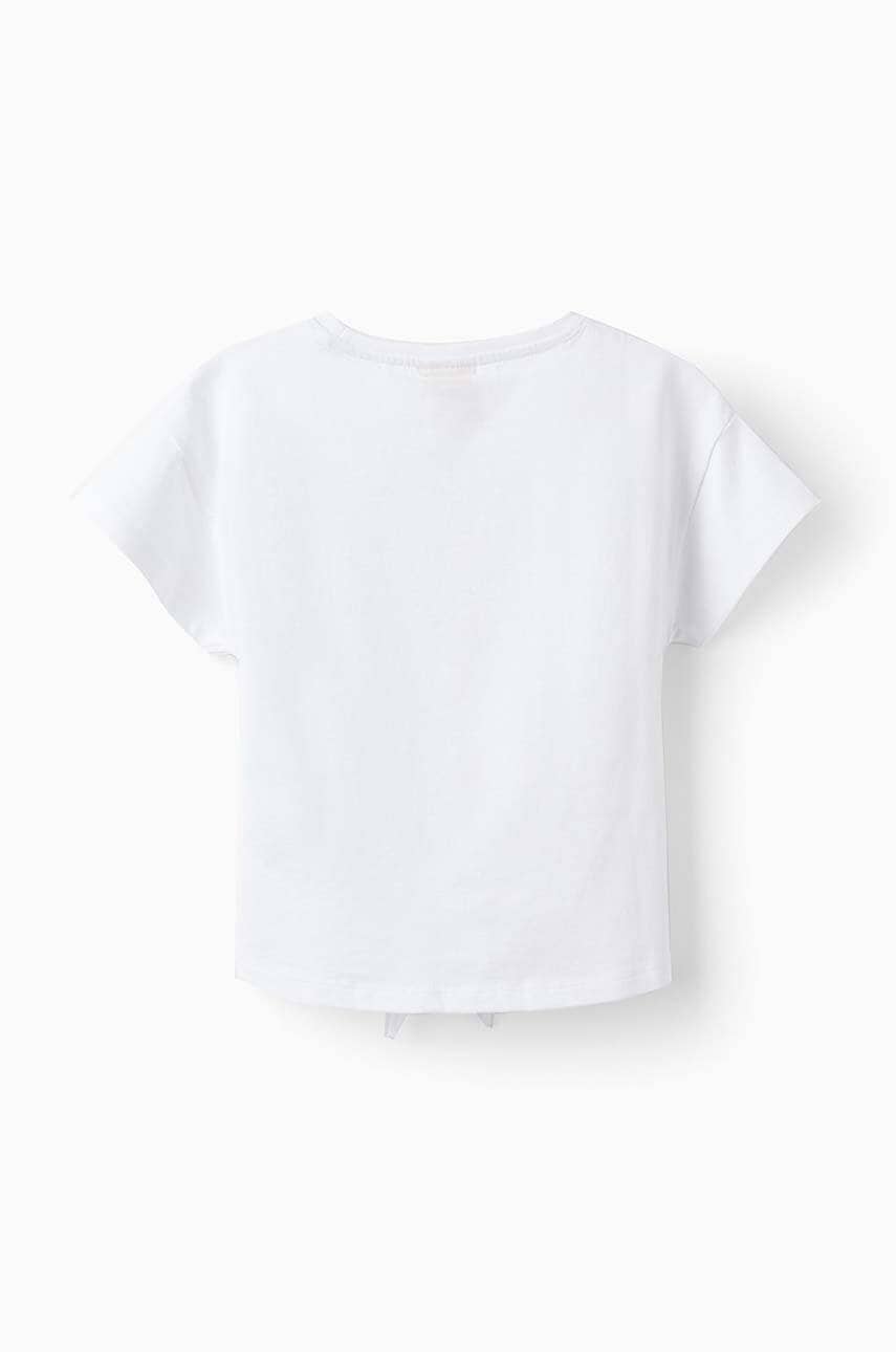 Детская хлопковая футболка zippy цвет белый в Сумах Детская хлопковая футболка zippy цвет белый в Сумах