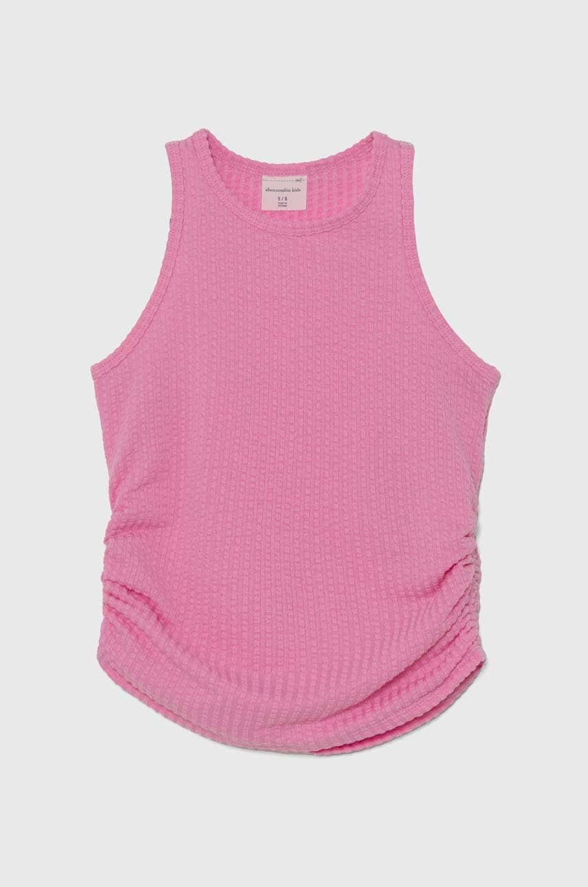 Abercrombie & Fitch top copii culoarea roz Abercrombie & Fitch top copii culoarea roz