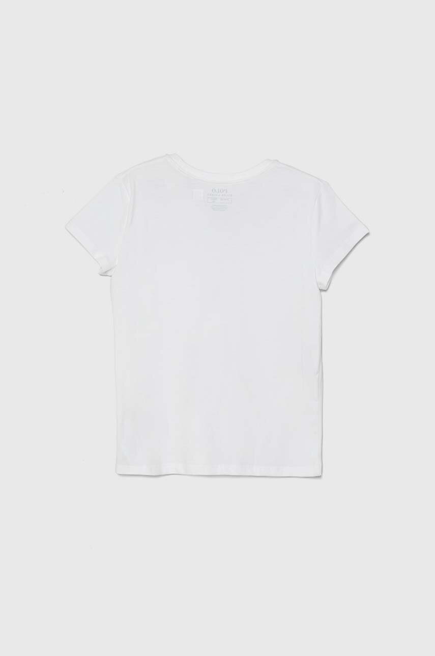 Детская хлопковая футболка Polo Ralph Lauren цвет белый 313833549064