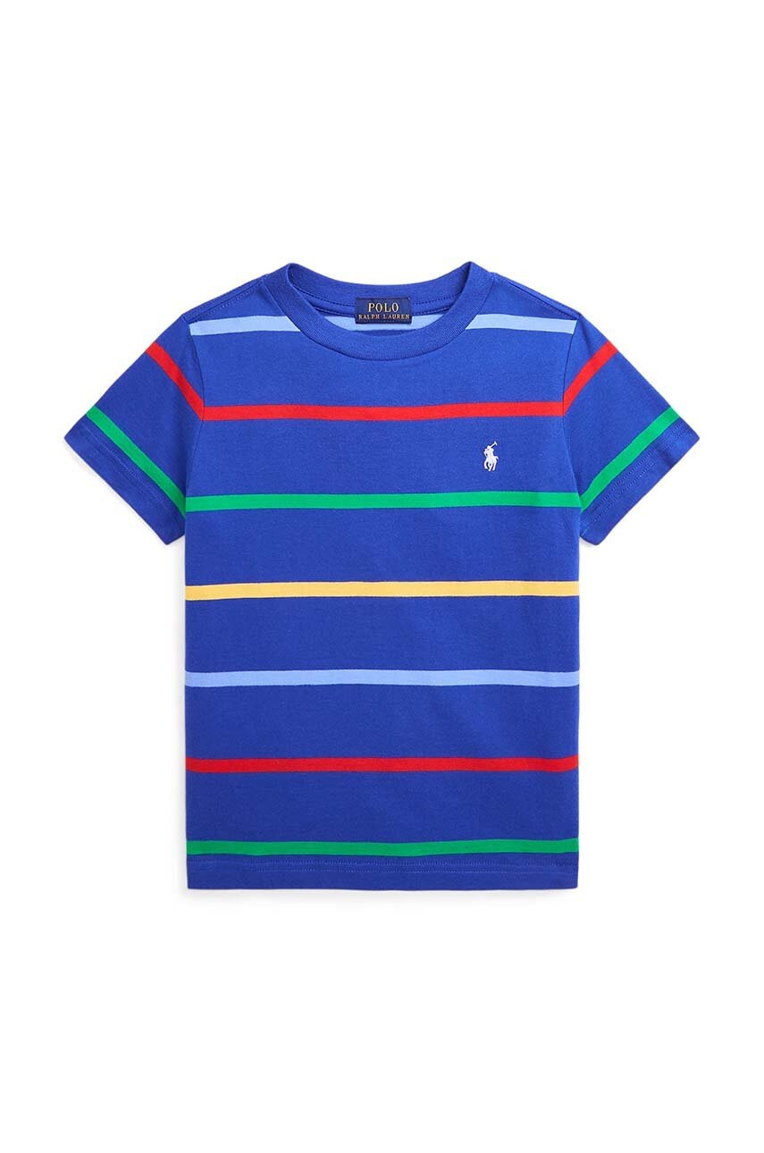 

Детская хлопковая футболка Polo Ralph Lauren узорный