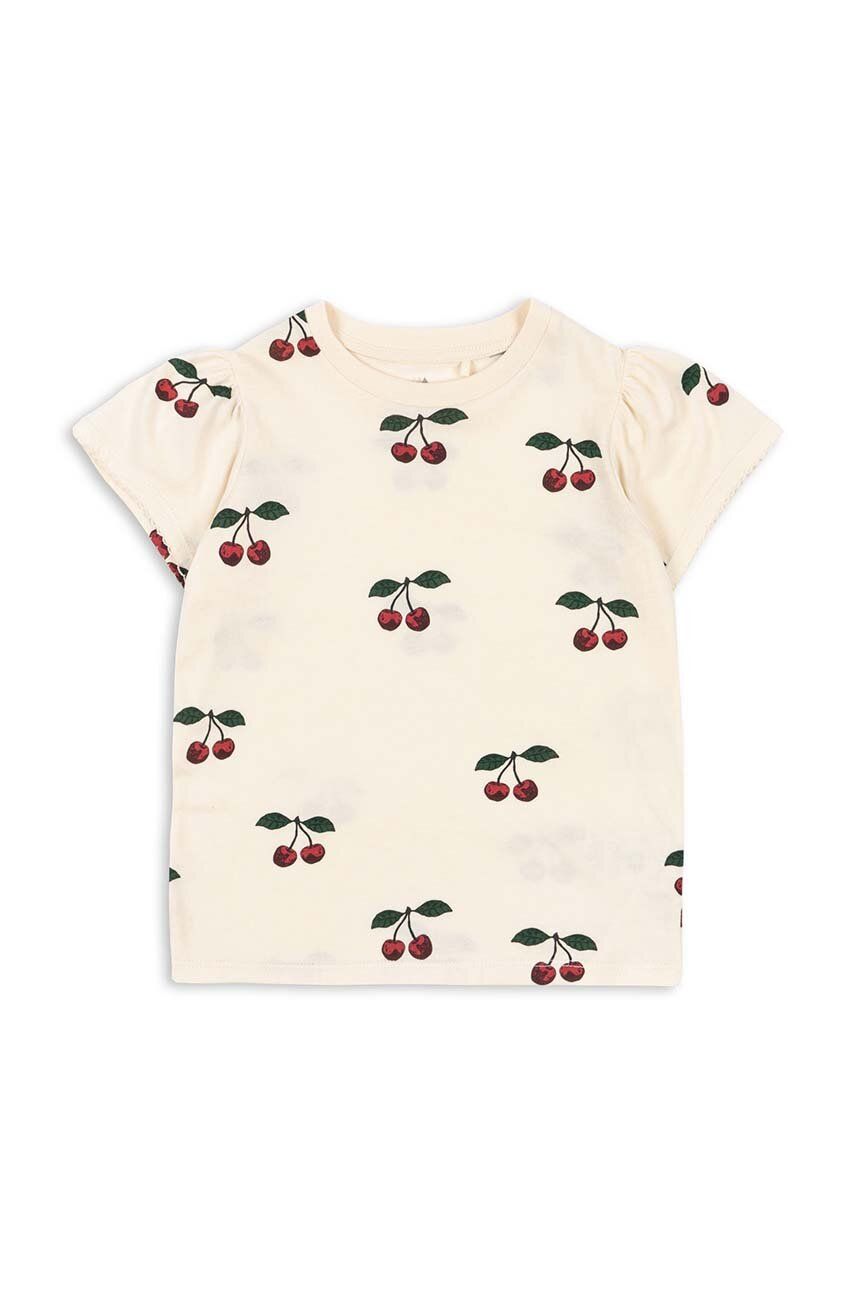 Konges Sløjd tricou de bumbac pentru copii culoarea rosu, cu imprimeu