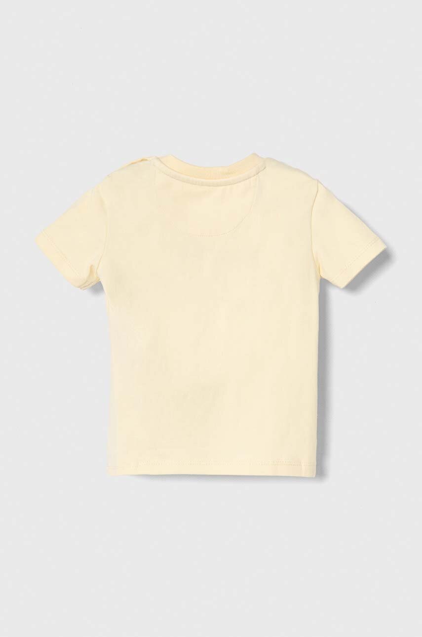Дитяча футболка Calvin Klein Jeans колір бежевий з принтом