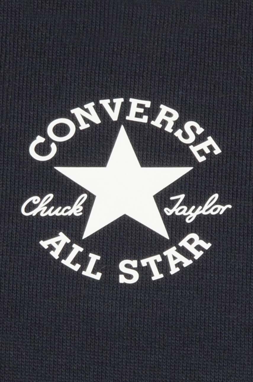 Converse gyerek póló fekete, nyomott mintás termék 2. képe