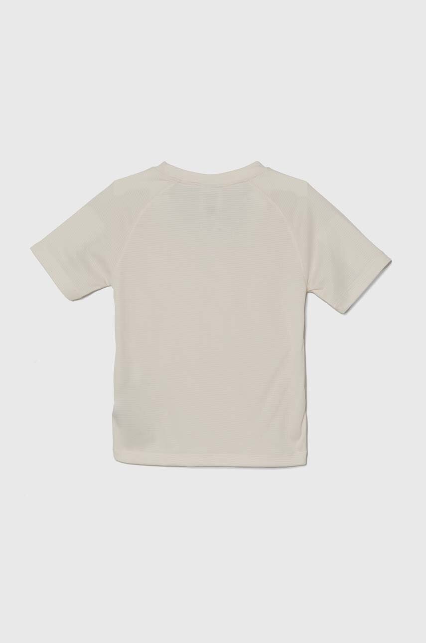 Детская футболка The North Face SUMMER LT TEE цвет бежевый с принтом Детская футболка The North Face SUMMER LT TEE цвет бежевый с принтом