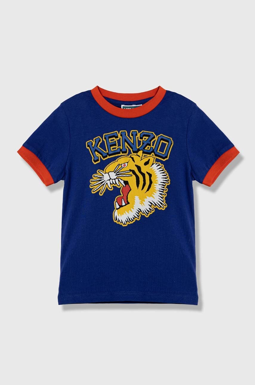 Дитяча бавовняна футболка Kenzo Kids з принтом Дитяча бавовняна футболка Kenzo Kids з принтом
