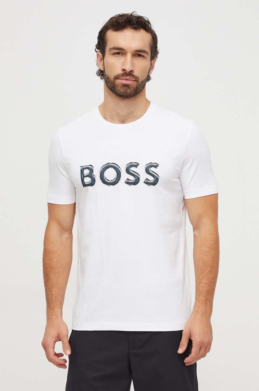 Boss Green tricou 2-pack barbati, cu imprimeu