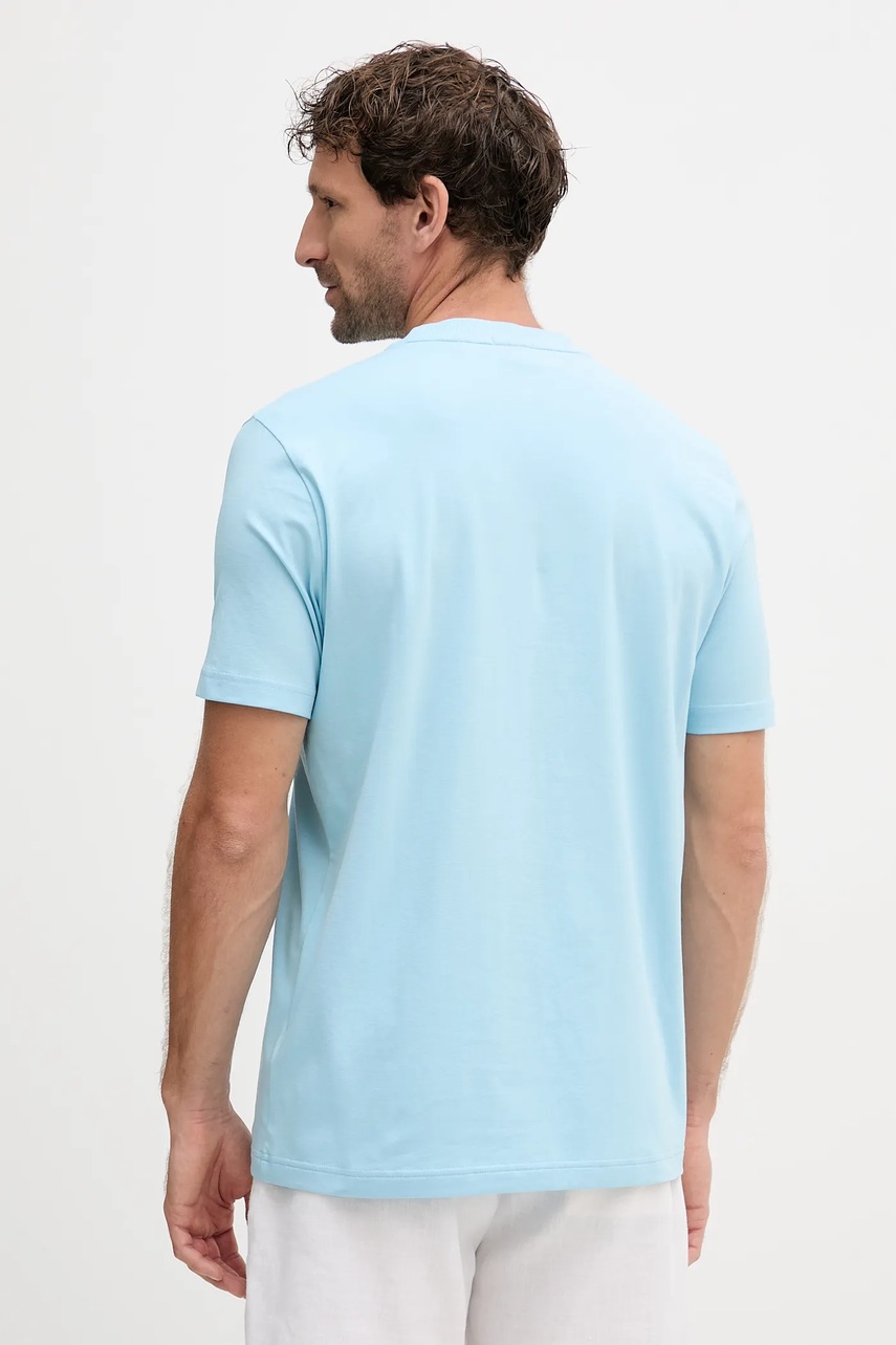 Футболка BOSS Green цвет бежевый с принтом 50506373