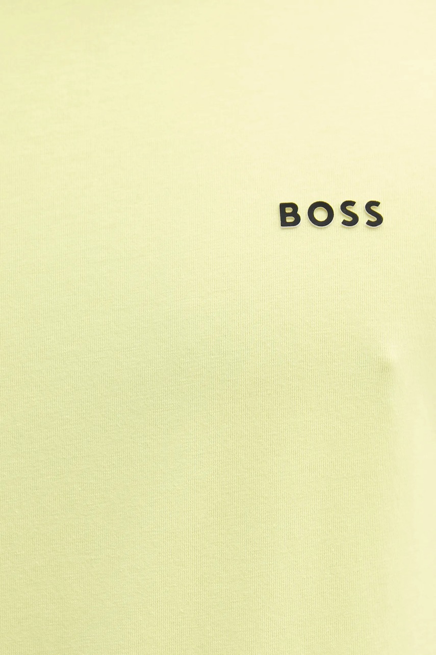 Μπλουζάκι BOSS Green χρώμα: μπεζ, 50506373 φωτογραφία