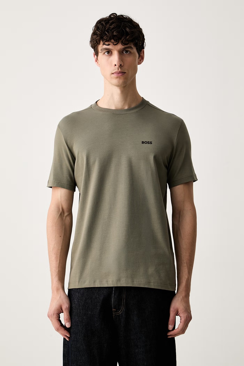 BOSS Green majica za muškarce od pamuka s elastanom Tee