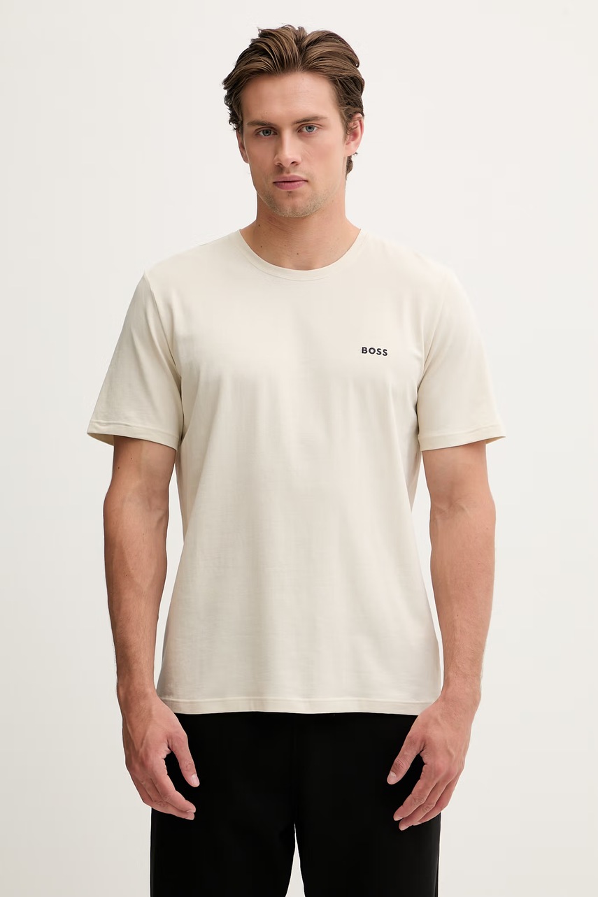 BOSS lounge t-shirt ανδρικό βαμβακερό με ελαστάν Mix&Match T-Shirt R
