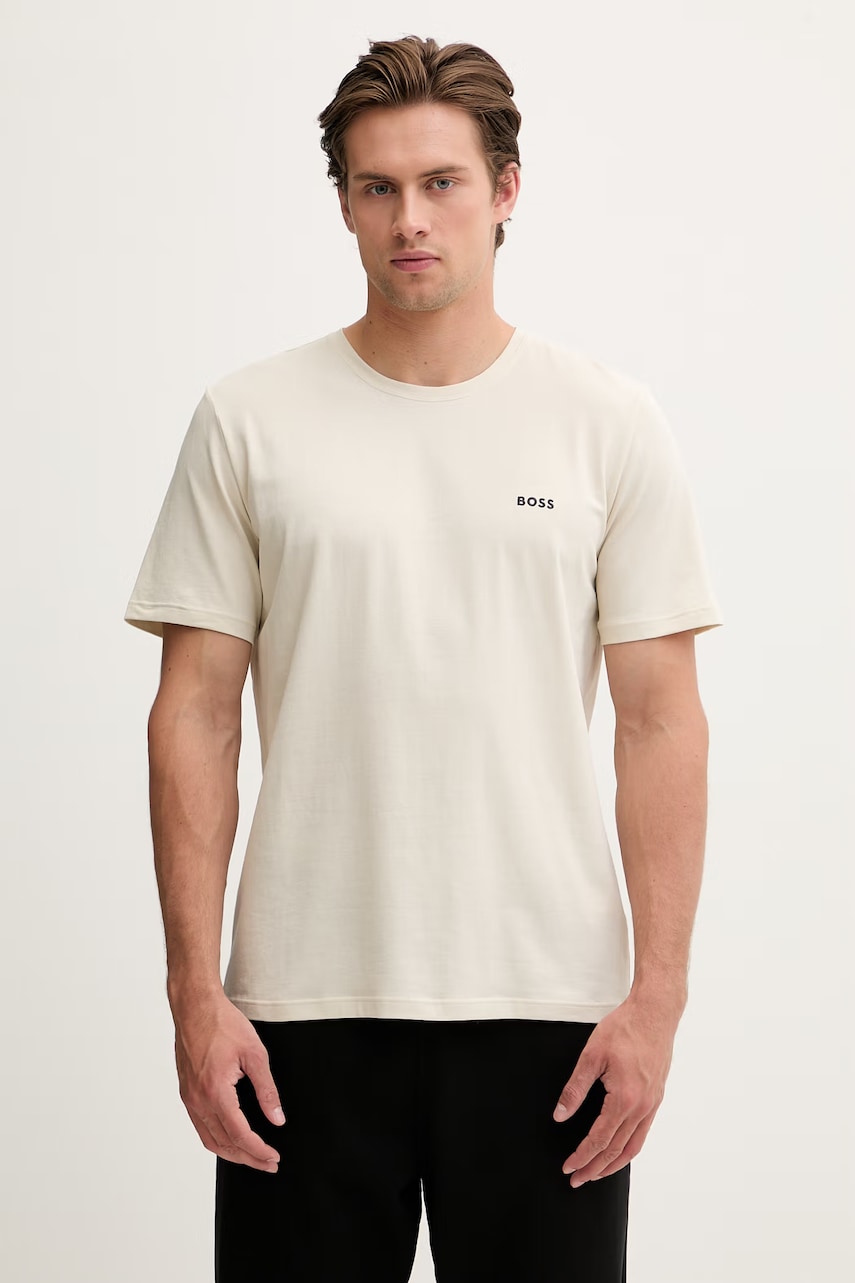 BOSS lounge t-shirt ανδρικό βαμβακερό με ελαστάν Mix&Match T-Shirt R