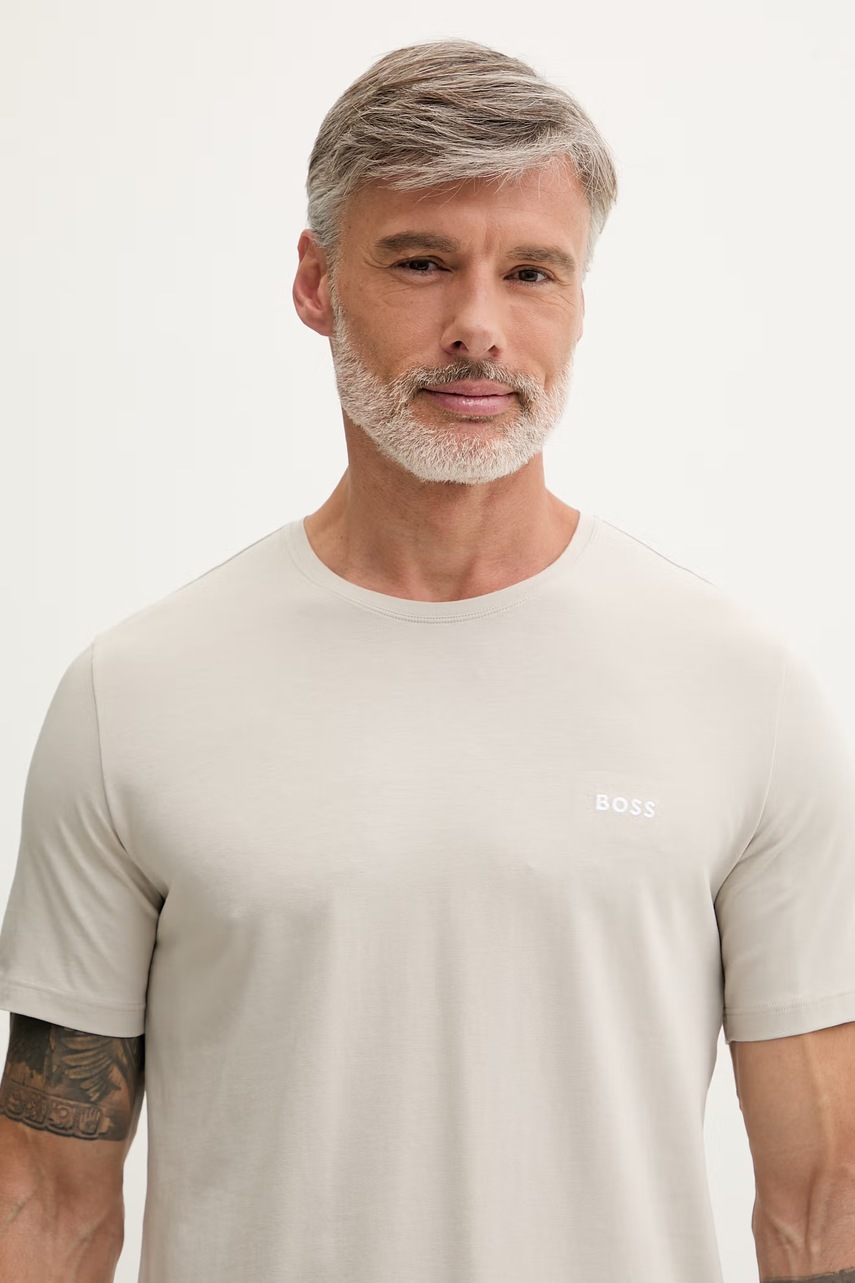 BOSS loungewear tričko pánské bavlněné s elastanem Mix&Match T-Shirt R (obrázek 4)