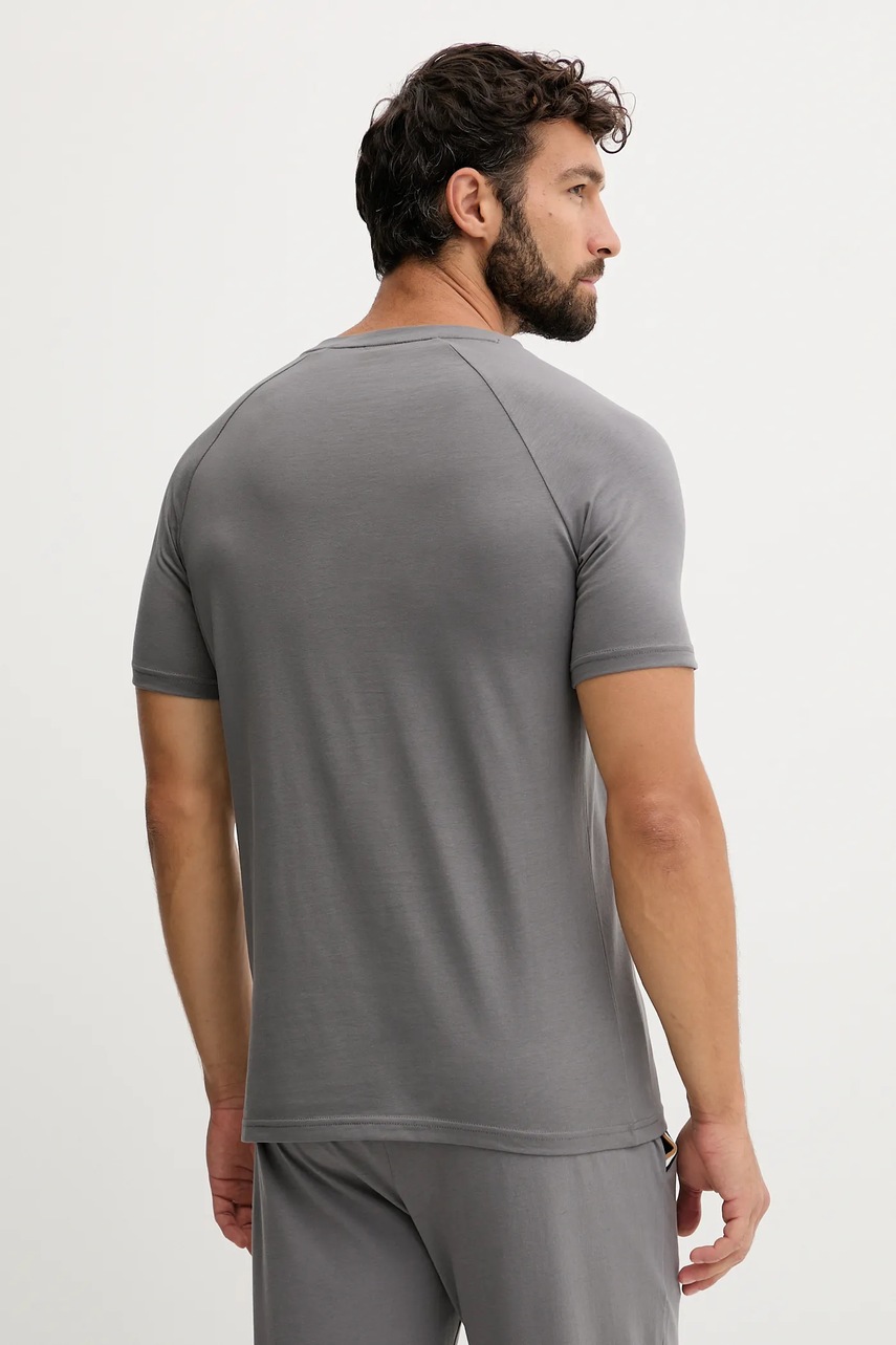 Βαμβακερό μπλουζάκι BOSS ανδρικό, χρώμα: μπλε, 50517970 φωτογραφία