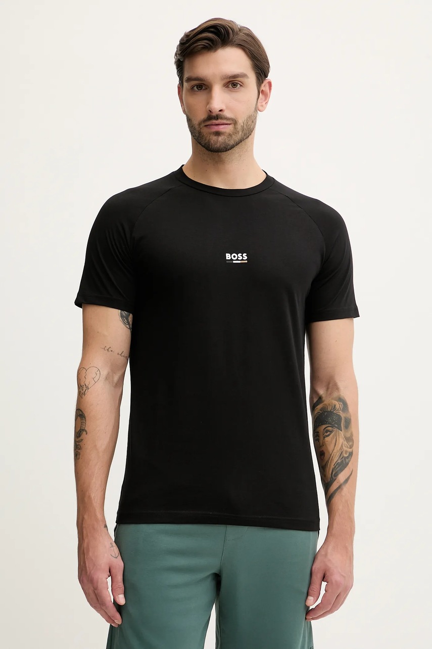 BOSS tricou din bumbac cu imprimeu, 50517970