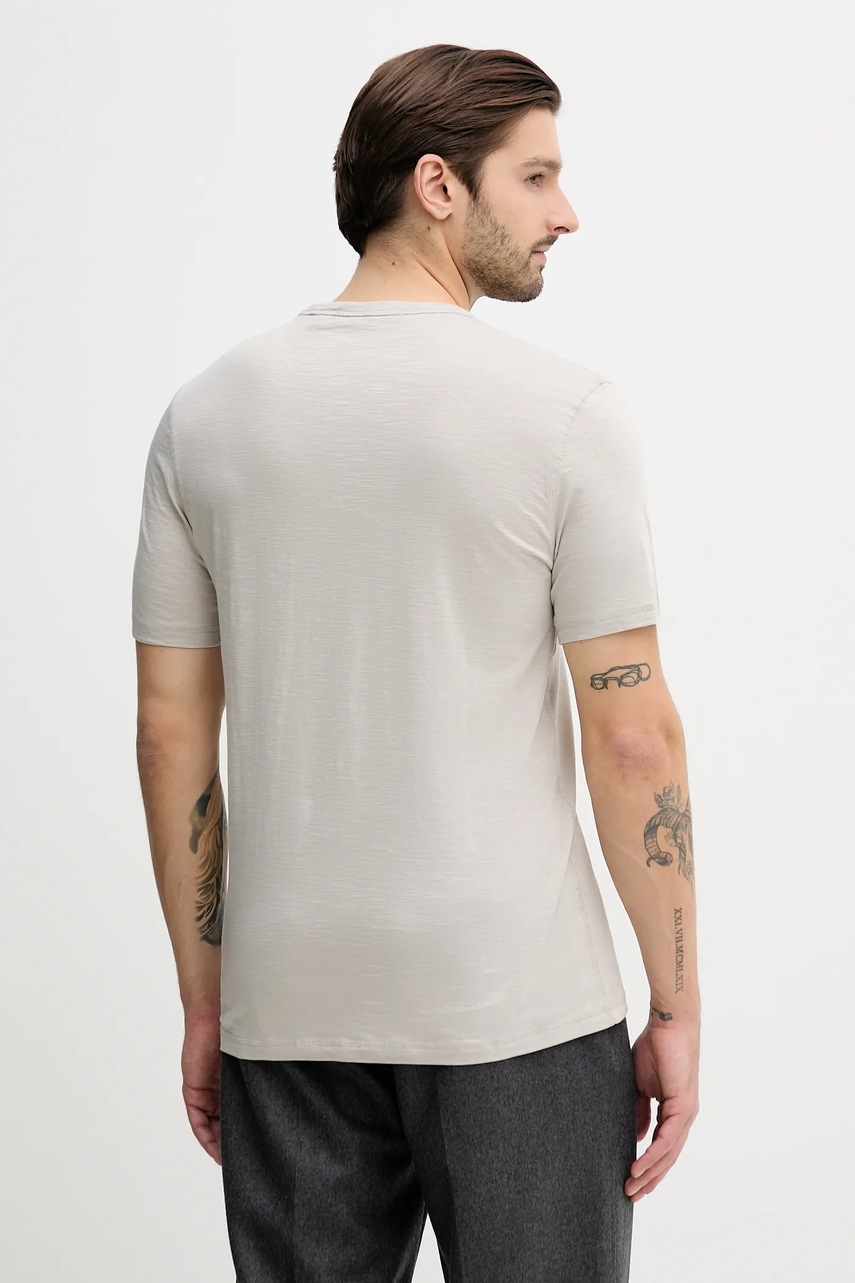 BOSS Orange t-shirt ανδρικό βαμβακερό Tegood φωτογραφία