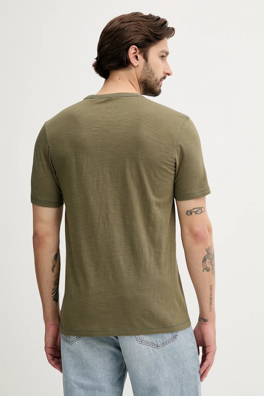 Хлопковая футболка BOSS Orange цвет розовый однотонная 50508243