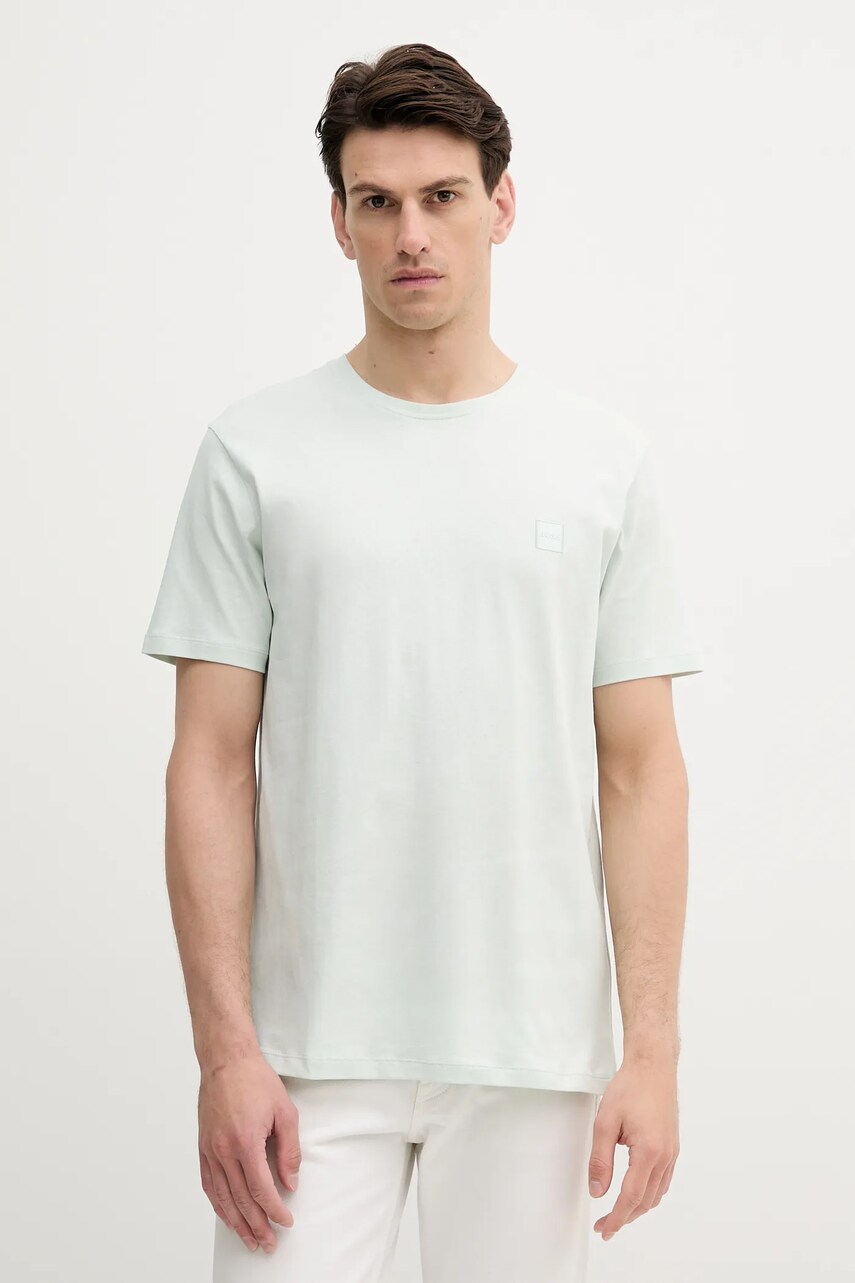 BOSS Orange tricou din bumbac barbati, neted, 50508584