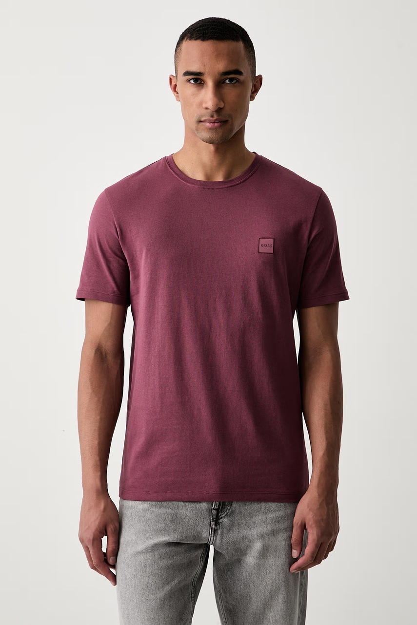 BOSS Orange T-shirt męski bawełniany Tales