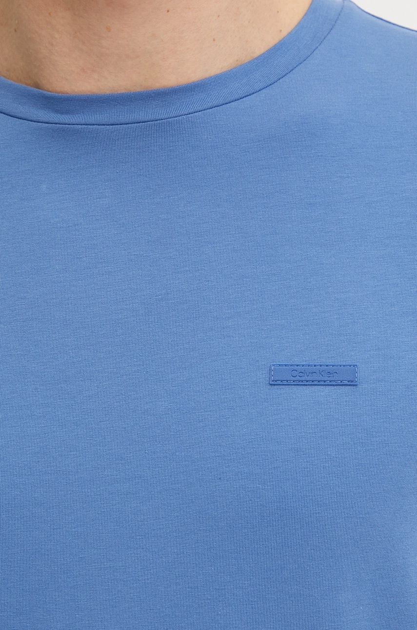 Μπλουζάκι Calvin Klein χρώμα: μοβ, K10K112724 φωτογραφία