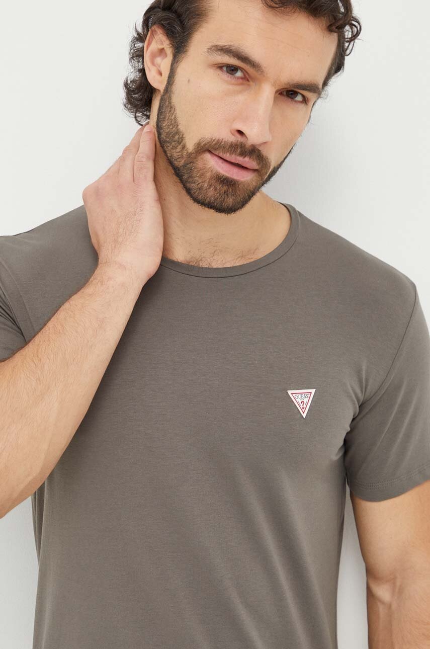 

Тениска Guess JOE в сиво с изчистен дизайн U4RM11 K6YW0, Сив
