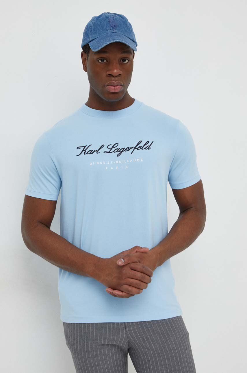 Karl Lagerfeld tricou bărbați, cu imprimeu 541221.755403