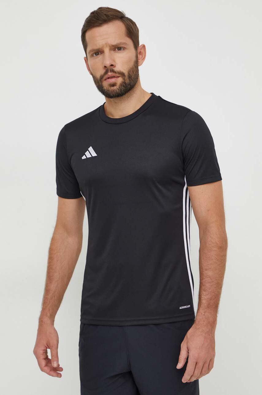 adidas Performance tricou de antrenament Tabela 23 culoarea negru, cu imprimeu H44529