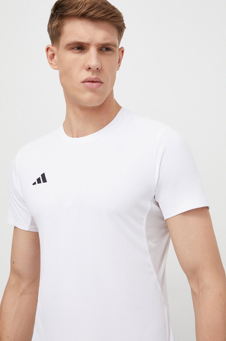 adidas Performance tricou de alergare Adizero culoarea alb, uni IN1157