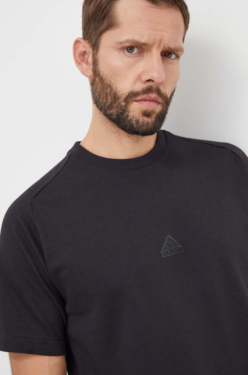 Levně Tričko adidas Z.N.E černá barva, hladké, IR5217